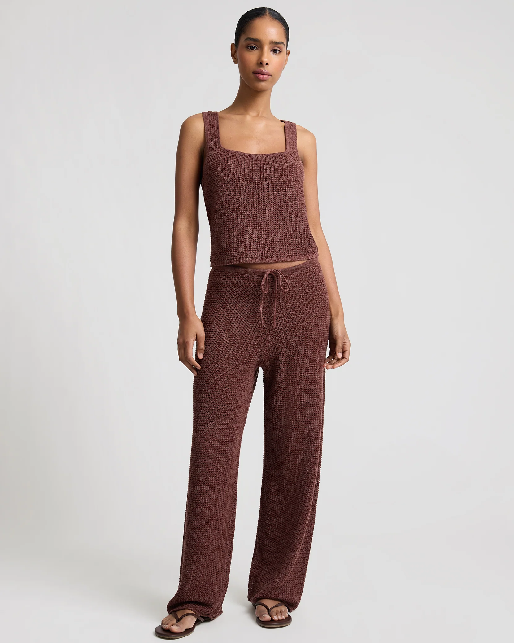 Knit Square Neck Tank - Image 3